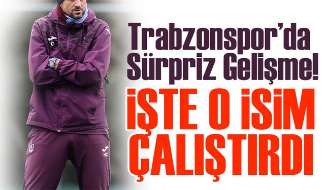 Trabzonspor’da Sürpriz Gelişme! Takımı Bakın Kim Çalıştırdı