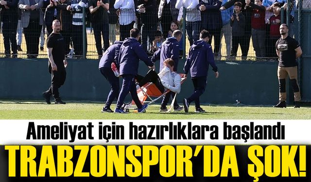 Trabzonspor’da Şok Sakatlık! Ameliyat İçin Hazırlıklara Başlandı