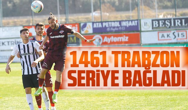 1461 Trabzon FK Seriyi Sürdürüyor! Karaköprü Belediyesi’ni 1-0 Mağlup Etti