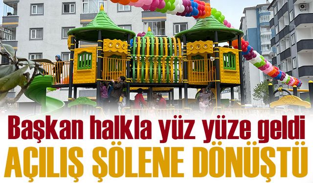 Özgecan Aslan Çocuk Oyun Parkı Yenilendi, Açılışı Şölene Dönüştü