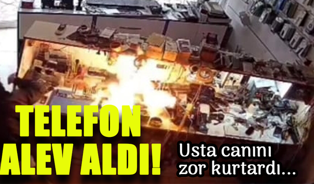Tamir Sırasında Patlayan Telefon Korku Dolu Anlar Yaşattı