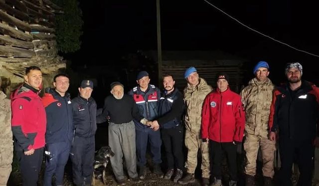 Yusufeli’nde Kayıp Yaşlı Adam Sağ Olarak Bulundu