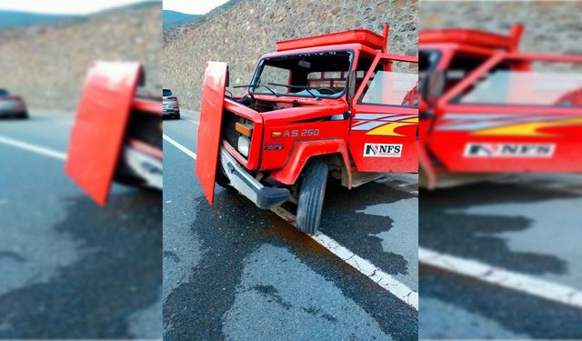 Direksiyon Başında Kalp Krizi! Kamyoneti Duvara Çarptı, Durumu Kritik