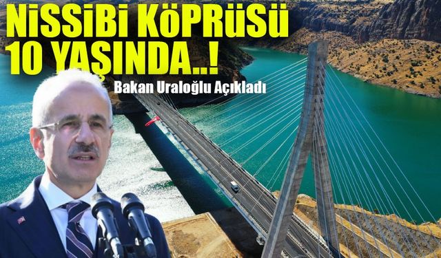 Nissibi Köprüsü 10 Yaşında: Doğu’nun Boğazı Ekonomiye 3,3 Milyar TL Katkı Sağladı