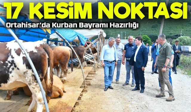 Ortahisar’da Kurban Bayramı Hazırlığı: 17 Kesim Alanı Belirlendi, Sıkı Denetim Geliyor