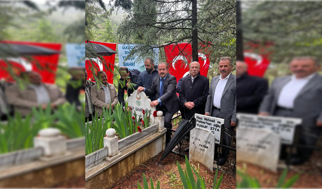 Ülkücü Şehit Yusuf Bahri Genç Şehadetinin Yıl Dönümünde Kabri Başında Anıldı