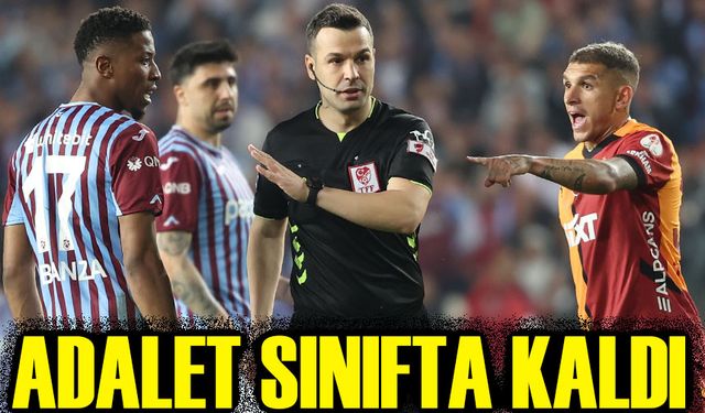 Trabzonspor'dan Kupa Finali Sonrası Sert Tepki: “Adalet Yine Sınıfta Kaldı”