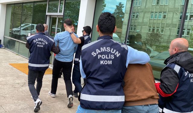Samsun'da ‘tefecilik’ ve dolandırıcılık operasyonunda gözaltına alınan 2 şüpheli adliyede