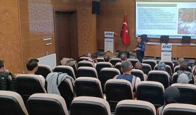 5 gün sürecek olan AFAD gönüllüsü eğitimleri başladı