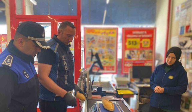 Bayburt’ta zabıta gramaj ve hijyen denetimi gerçekleştirdi