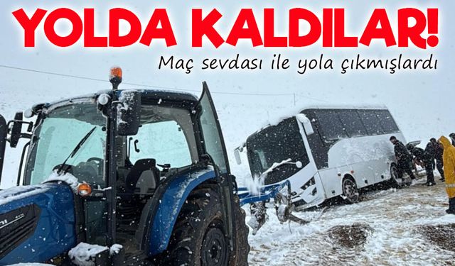 Trabzonspor Sevdası Yolda Kaldı: Taraftar Otobüsü Yoğun Kar Yağışı Nedeniyle Kaza Yaptı