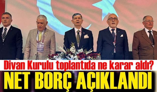Trabzonspor'un 58. Olağan Genel Kurulu gerçekleştirildi. Trabzonspor'un borcu ne kadar açıklandı