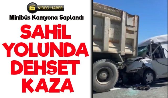 Araklı’da Minibüs Kamyona Çarptı: Sürücü Yaralandı, Can Pazarı Yaşandı