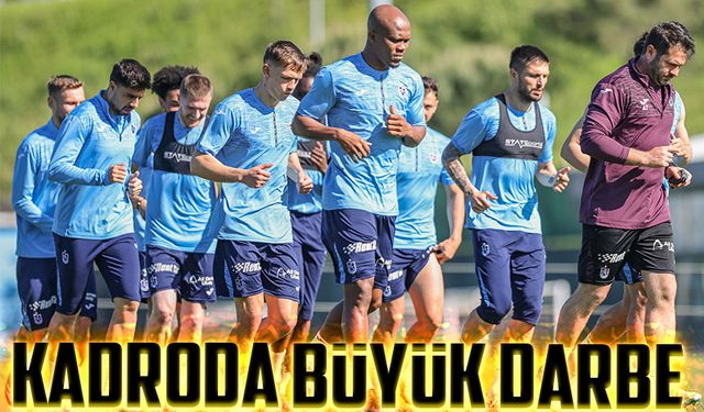 Trabzonspor'da Kritik Samsunspor Maçı Öncesi Alarm! 9 Eksik Birden
