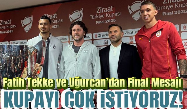 Fatih Tekke ve Uğurcan’dan Final Mesajı: “Bu Kupayı Trabzon’a Götüreceğiz!”
