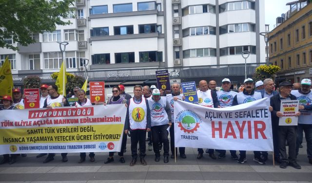 TÜİK’in Rakamları Yoksulluğun Maskesi mi? Trabzon’da Sendikalardan Sert Tepki