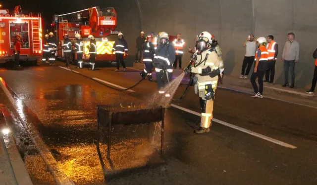 Giresun’da Tünel Yangını Tatbikatı: Ekipler Olası Afetlere Hazır