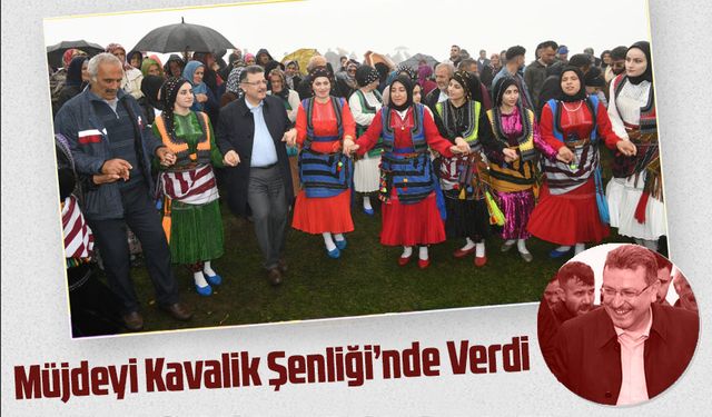 Başkan Ahmet Metin Genç’ten Kavalik Şenliği’nde Yol Müjdesi