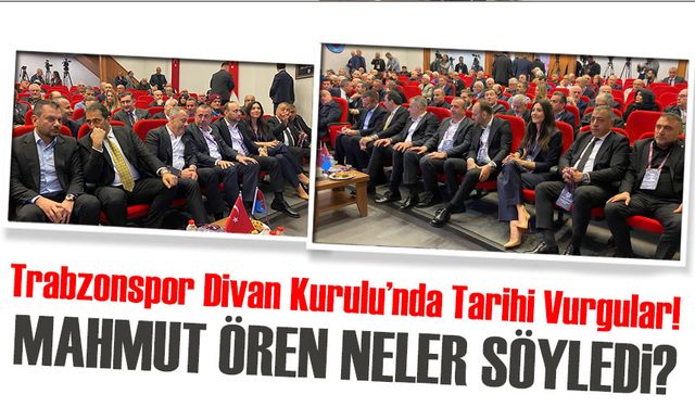Trabzonspor Divan Kurulu’nda Tarihi Vurgular! Hakem hatalarına sert tepkiler geldi