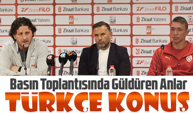 Fatih Tekke'den Muslera’ya Türkçe Sürprizi! Basın Toplantısında Güldüren Anlar