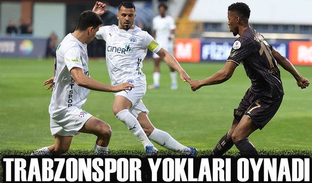 Trabzonspor İstanbul’da Yokları Oynadı! İlk Yarıda Sıfıra Yakın Performans