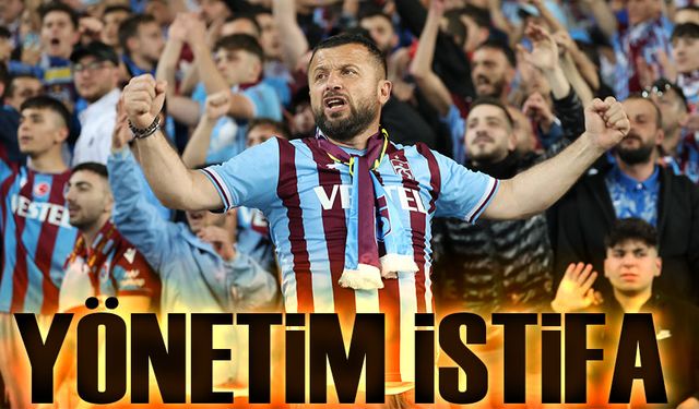 Trabzonspor Tribünlerinden 'Yönetim İstifa' Sloganları!