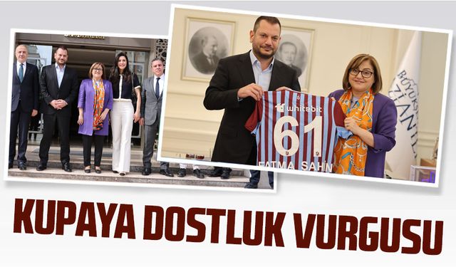 Trabzonspor Yönetiminden Başkan Fatma Şahin’e Anlamlı Ziyaret