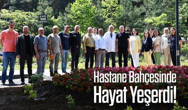 Hastane Bahçesinde Hayat Yeşerdi! KTÜ Farabi’den Doğaya Nefes Etkinliği