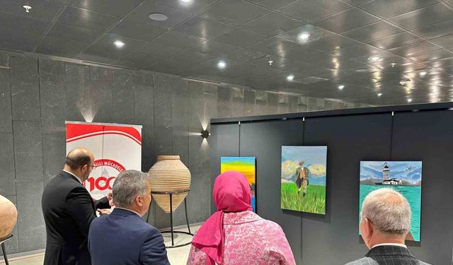 60 öğrencinin resmi, Samsun Müzesi’nde sergilendi