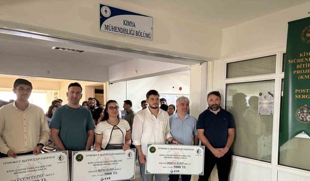 OMÜ Kimya Mühendisliği öğrencilerinden yenilikçi projeler
