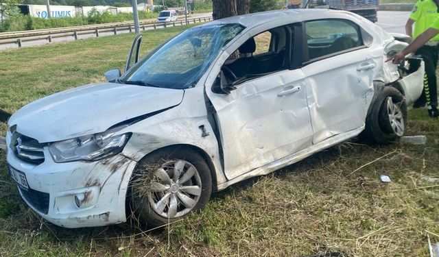 Samsun’da tır ile otomobil çarpıştı: 1 yaralı