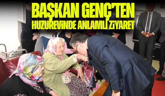 Trabzon’da Duygulandıran Bayram Anı! Başkan Genç’ten Huzurevinde Anlamlı Ziyaret