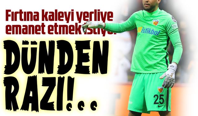 Trabzonspor Kaleyi Yerliye Emanet Etmek İstiyor! “Forma Şansı Gelirse Hazırım”