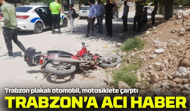 Trabzon Plakalı Otomobil Adıyaman’da Motosiklete Çarptı: Sürücü Hayatını Kaybetti