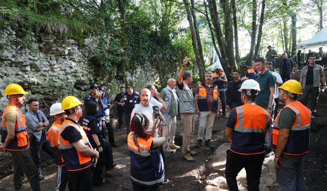 Artvin'de Arkeolojik Kazı Çalışmasına Yerinde İnceleme