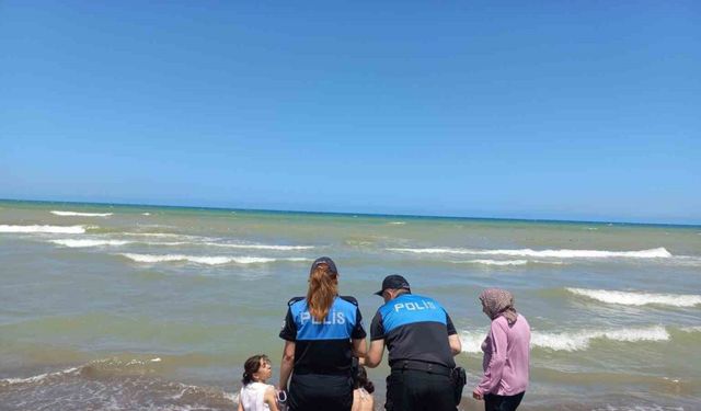 Polis sahilde görev başında: "Tedbir elimde, hayatım güvende"