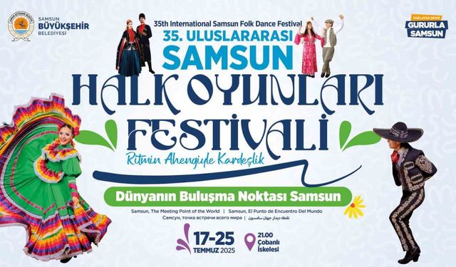 Samsun’da halk oyunları rüzgarı esecek