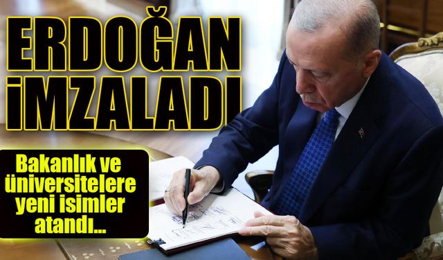 Bazı bakanlık ve üniversitelere yeni atamalar Resmi Gazete’de yayımlandı