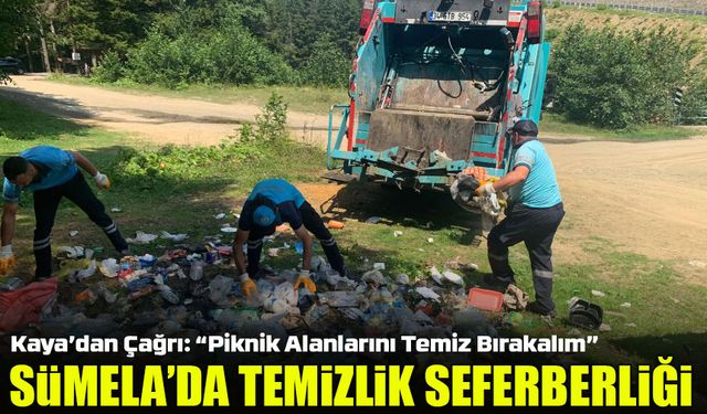 Ortahisar Belediyesi’nden Sümela Manastırı’nda Kapsamlı Temizlik