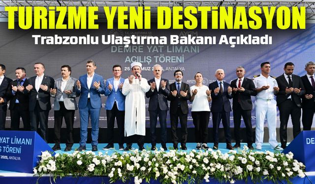 Demre Yat Limanı Açıldı: Yat Turizmine 700 Tekneli Yeni Nefes