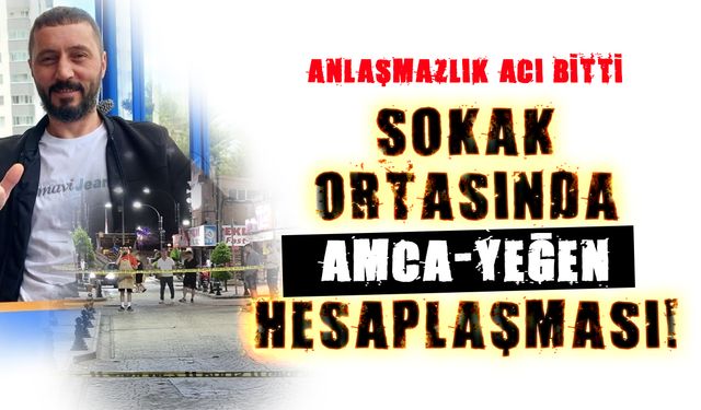 Sokak Ortasında Amca-Yeğen Hesaplaşması! Acı Bitti...