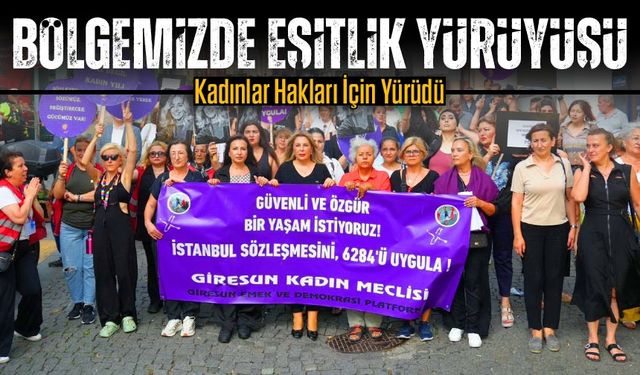 Bölgemizde Kadınlar Sokağa İndi: “Eşitlik İçin Mücadeleye Devam”