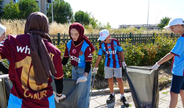 “Temiz Şehir Düzce” Kampanyasına Trabzonlular Derneği’nden Destek
