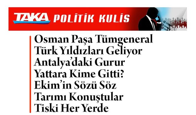 Antalya’daki Gurur ‘Levent Renda’