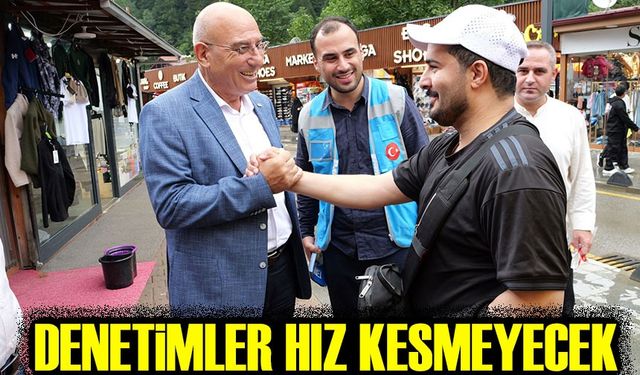 TESOB’dan Uzungöl’de Sıkı Denetim! Turistlere Gül ve WhatsApp İhbar Hattı Broşürü