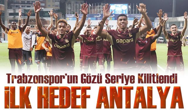 Trabzonspor, Antalyaspor ve Samsunspor engelini de aşarak Fenerbahçe derbisine kayıpsız çıkmak istiyor