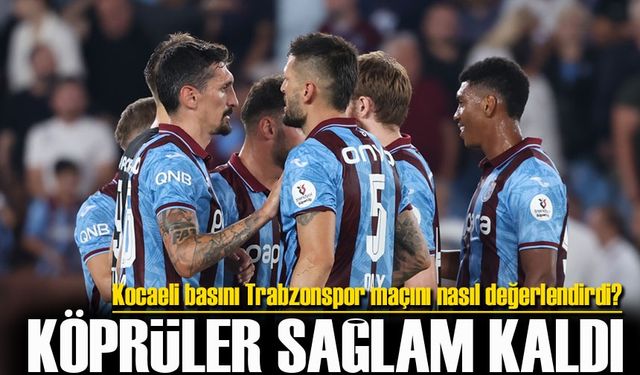 Kocaelispor’dan Trabzon’a Dostluk Mesajı: “Köprüler Hep Sağlam Kaldı”