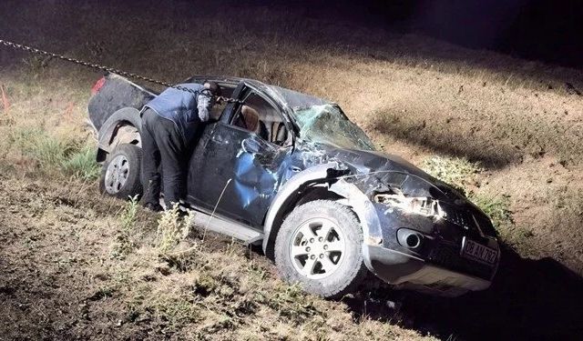 Artvin’de Korkutan Kaza: Araç Takla Attı, Çift Hastaneye Kaldırıldı