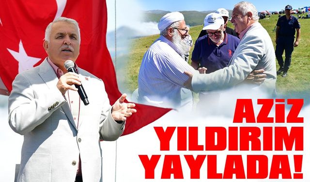 Aziz Yıldırım, Çaykara Alaysa Yaylası’ndaki Zeno Platformu Etkinliğine Katıldı