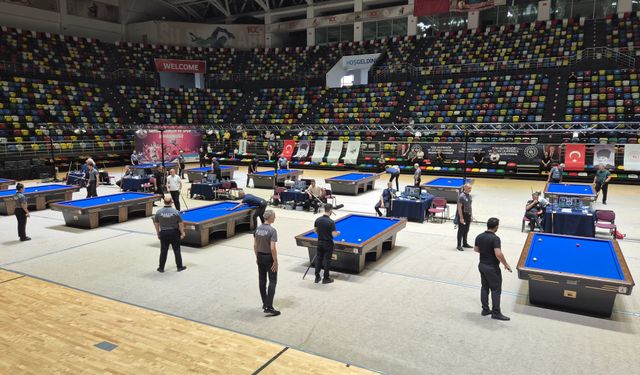 Türkiye Şampiyonası Başladı! Samsun'da Bilardo Şöleni